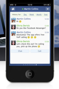 chat facebook iphone