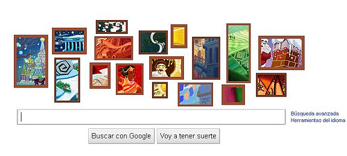 google logo navidad 2010