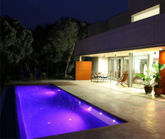 piscinas iluminacion led